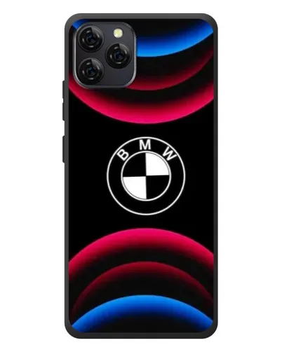 Чохол для Blackview A95 з картинкою «Логотип BMW та неонові дуги»