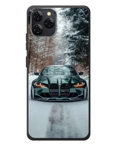 Чохол для Blackview A95 з картинкою «BMW у зимовому лісі»