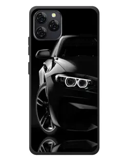 Чохол для Blackview A95 з картинкою «Чорна BMW — профіль»