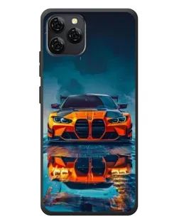 Чохол для Blackview A95 з картинкою «BMW — золота емблема»