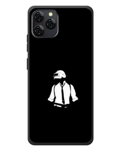 Чехол для Blackview A95 с картинкой «PUBG — белый шлем»