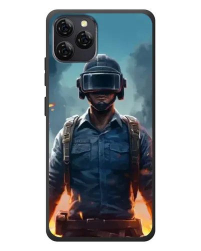 Чехол для Blackview A95 с картинкой «PUBG — реалистичный герой»