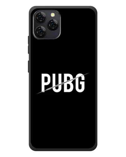 Чехол для Blackview A95 с картинкой «PUBG — белый логотип»