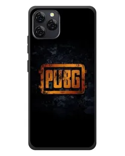 Чехол для Blackview A95 с картинкой «PUBG — золотой логотип»
