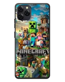 Чохол для Blackview A95 з картинкою «Замок Minecraft»