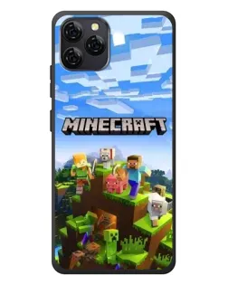 Чохол для Blackview A95 з картинкою «Minecraft класичний світ»