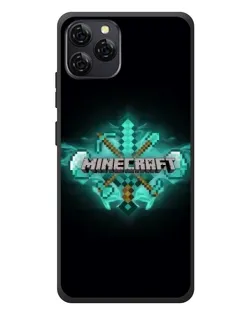 Чохол для Blackview A95 з картинкою «Minecraft Diamond лого»