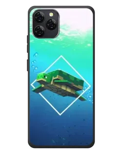 Чохол для Blackview A95 з картинкою «Черепаха Minecraft»
