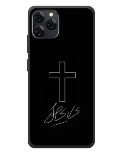 Чехол для Blackview A95 с картинкой «Графический крест Jesus» Чехол для Blackview A95 с картинкой «Графический крест Jesus»