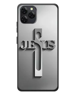 Чехол для Blackview A95 с картинкой «Металлический крест Jesus» Чехол для Blackview A95 с картинкой «Металлический крест Jesus»