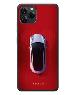 Чохол для Blackview A95 з картинкою «Tesla Top View»