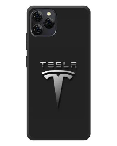 Чохол для Blackview A95 з картинкою «Сталевий логотип Tesla»