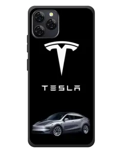 Чохол для Blackview A95 з картинкою «Tesla Model Y»