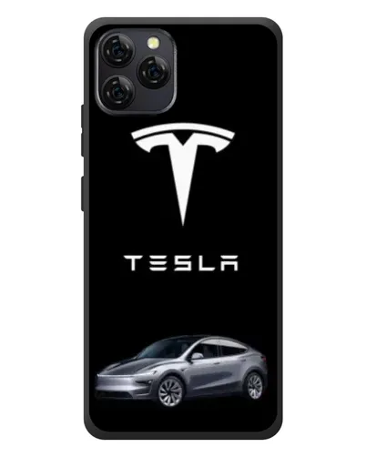 Чохол для Blackview A95 з картинкою «Tesla Model Y»