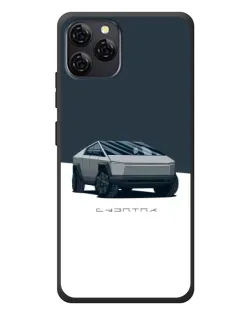 Чохол для Blackview A95 з картинкою «Сріблястий Cybertruck Tesla»