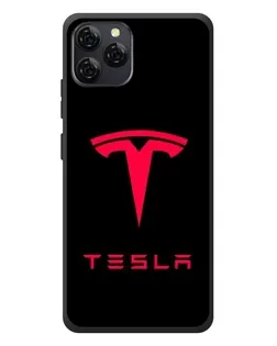Чохол для Blackview A95 з картинкою «Tesla Red Logo»