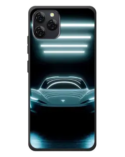 Чохол для Blackview A95 з картинкою «Tesla в неоні»