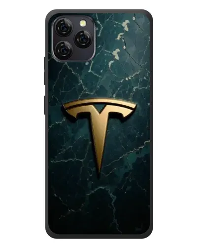 Чохол для Blackview A95 з картинкою «Мармурова Tesla Gold»