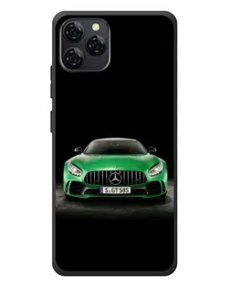 Чохол для Blackview A95 з картинкою «Mercedes — неоновий лого»