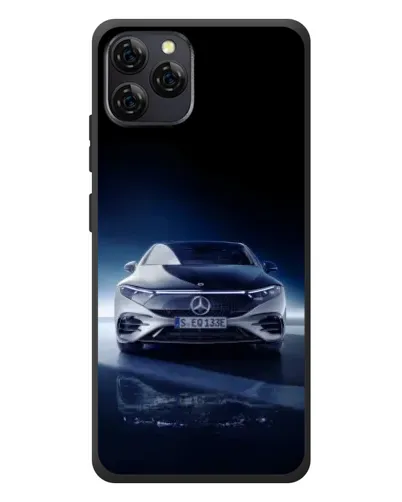 Чохол для Blackview A95 з картинкою «Нічний Mercedes EQ»