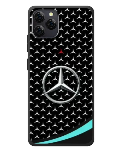Чохол для Blackview A95 з картинкою «Mercedes — бірюзовий акцент»