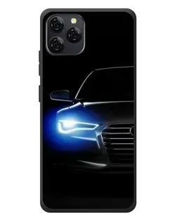 Чохол для Blackview A95 з картинкою «Неоновий погляд Audi»