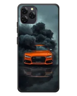 Чохол для Blackview A95 з картинкою «Audi у хмарах диму»
