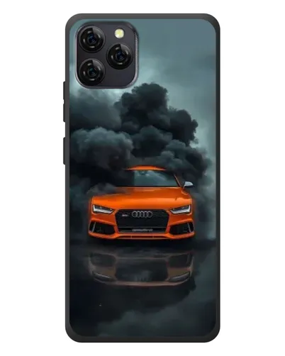 Чохол для Blackview A95 з картинкою «Audi у хмарах диму»