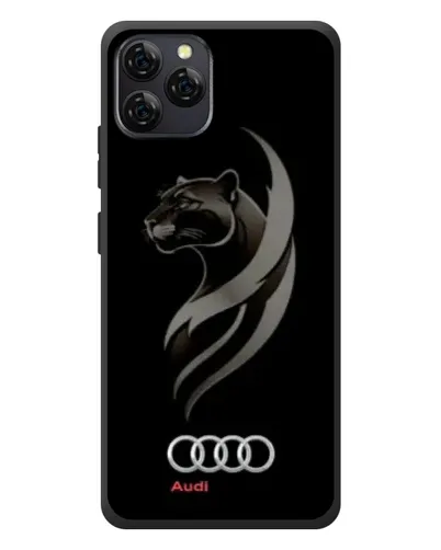 Чохол для Blackview A95 з картинкою «Графіка — пантера та Audi»