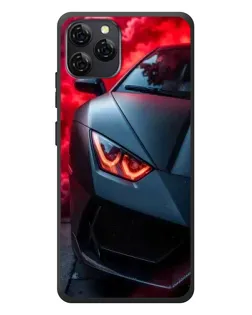 Чохол для Blackview A95 з картинкою «Lamborghini червоне сяйво»