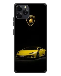 Чохол для Blackview A95 з картинкою «Lamborghini жовтий акцент»