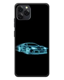 Чохол для Blackview A95 з картинкою «Неоновий контур Lamborghini»