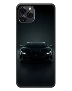 Чохол для Blackview A95 з картинкою «Чорний Lamborghini Aventador»