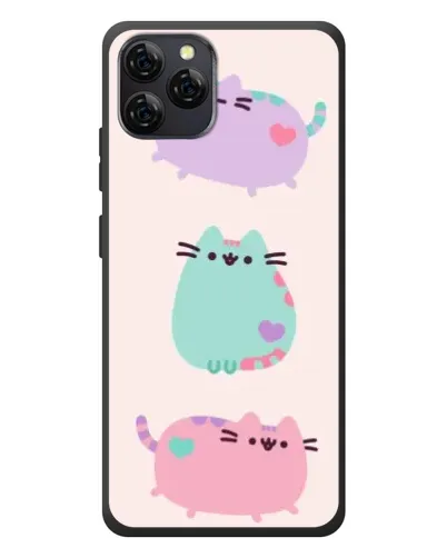 Чехол для Blackview A95 с картинкой «Pusheen трио» Чехол для Blackview A95 с картинкой «Pusheen трио»