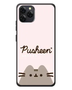 Чехол для Blackview A95 с картинкой «Pusheen логотип»