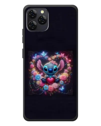 Чехол для Blackview A95 с картинкой «Stitch в цветах» Чехол для Blackview A95 с картинкой «Stitch в цветах»