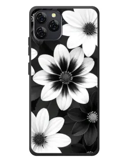 Чехол для Blackview A95 с картинкой «Монохромные астры» Чехол для Blackview A95 с картинкой «Монохромные астры»