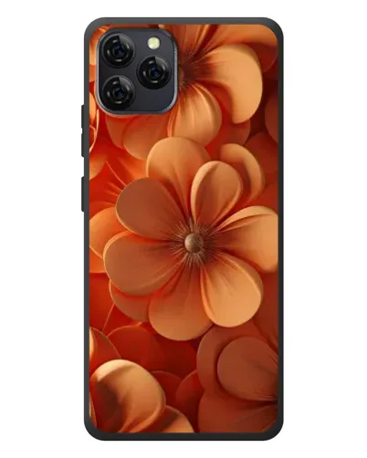 Чохол для Blackview A95 з картинкою «Помаранчева макро квітка»