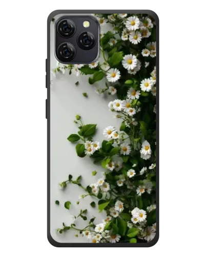 Чохол для Blackview A95 з картинкою «Гілка дрібних білих квітів»