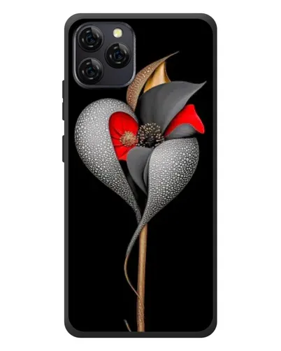 Чехол для Blackview A95 с картинкой «Серебряный фантазийный цветок» Чехол для Blackview A95 с картинкой «Серебряный фантазийный цветок»