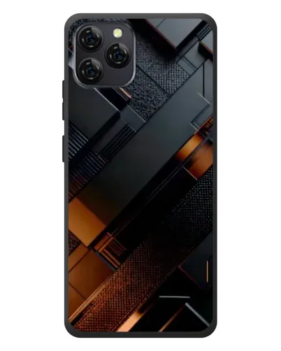 Чохол для Blackview A95 з картинкою «Чорні геометричні блоки» Чохол для Blackview A95 з картинкою «Чорні геометричні блоки»
