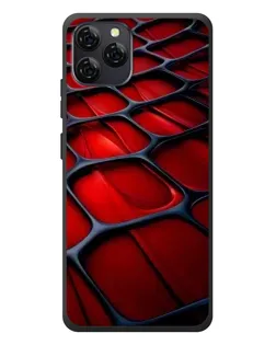 Чохол для Blackview A95 з картинкою «Червона глянцева сітка»