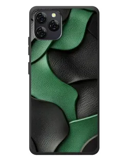 Чохол для Blackview A95 з картинкою «Зелені шкіряні хвилі»