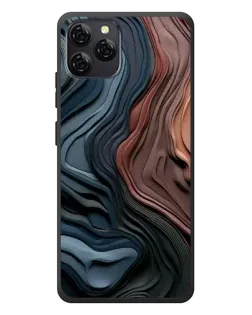 Чохол для Blackview A95 з картинкою «Кольорові хвилі каньйону»
