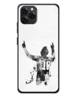 Чохол для Blackview A95 з картинкою «Чорно-білий силует Мессі» Чохол для Blackview A95 з картинкою «Чорно-білий силует Мессі»
