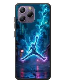 Чохол для Blackview A96 з картинкою «Jordan Gold Jumpman»
