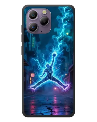 Чохол для Blackview A96 з картинкою «Jordan Gold Jumpman»
