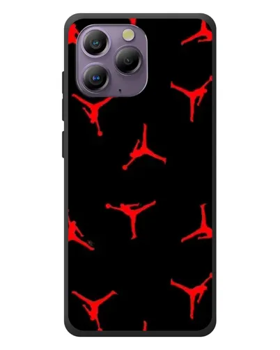 Чохол для Blackview A96 з картинкою «Jordan Red Pattern»