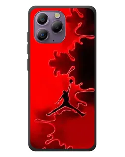 Чохол для Blackview A96 з картинкою «Jordan Red Smoke»