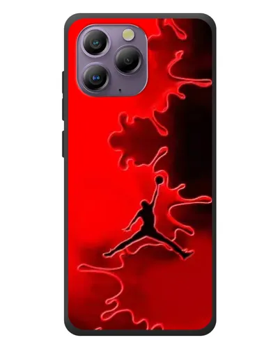 Чохол для Blackview A96 з картинкою «Jordan Red Smoke»